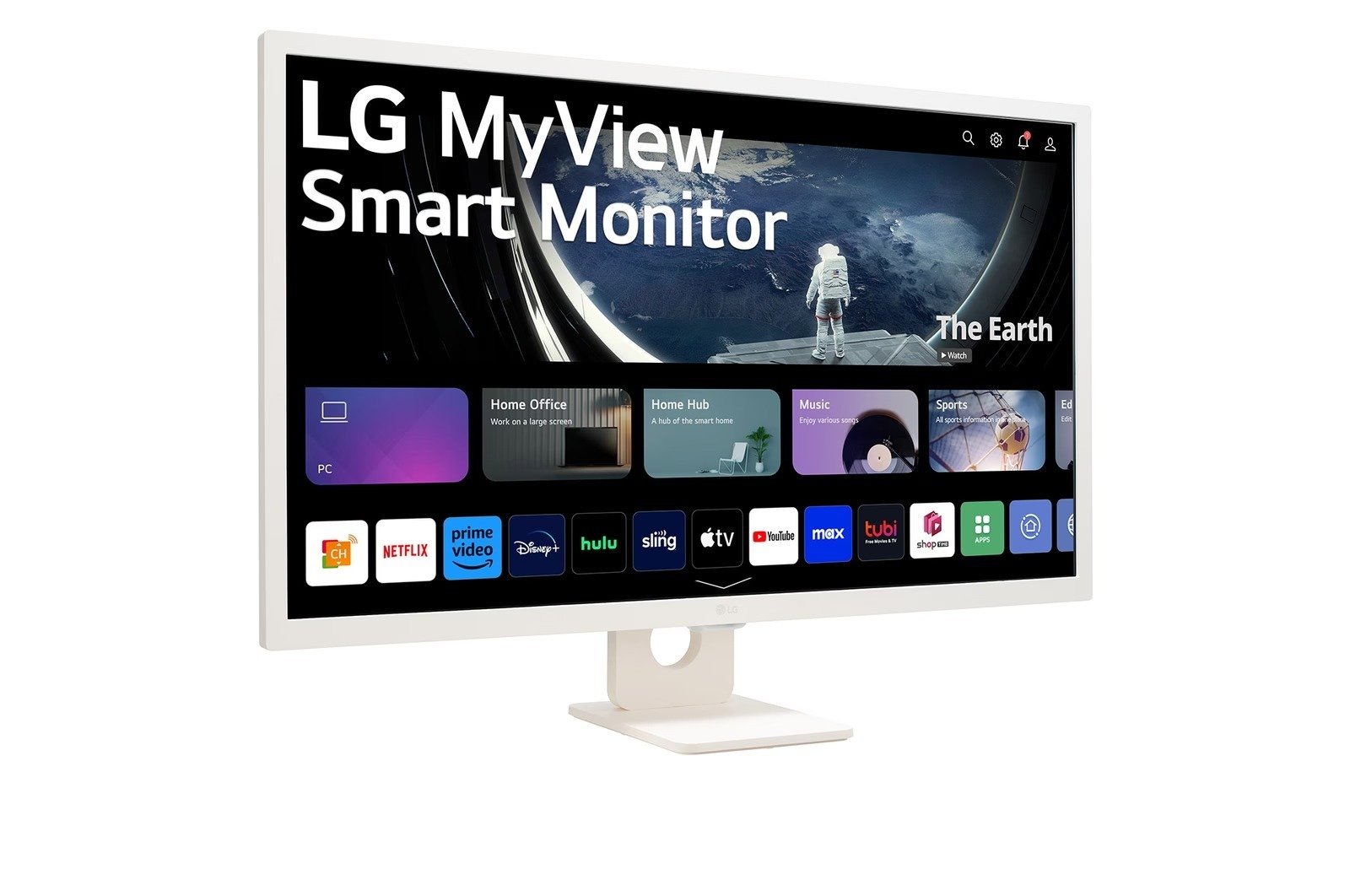 LG 32 INCH FULL HD WEBOS SMART MONITOR WHITE LG 32SR50F-W thumbnail 2