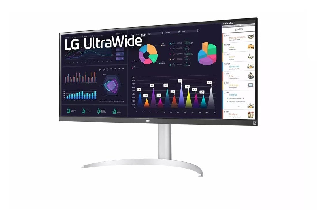 LG 34-Inch FHD 1ms 100Hz UltraWide Monitor with AMD FreeSync - 34WQ650-W thumbnail 2