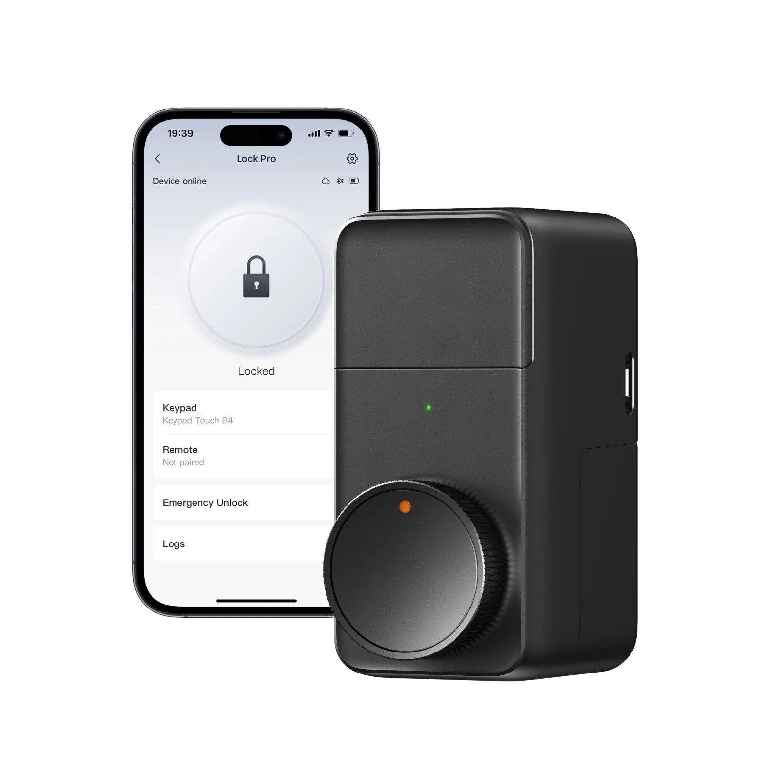 Secure Your Home Smartly with the SwitchBot Lock Pro in Black - W3500000 thumbnail 3