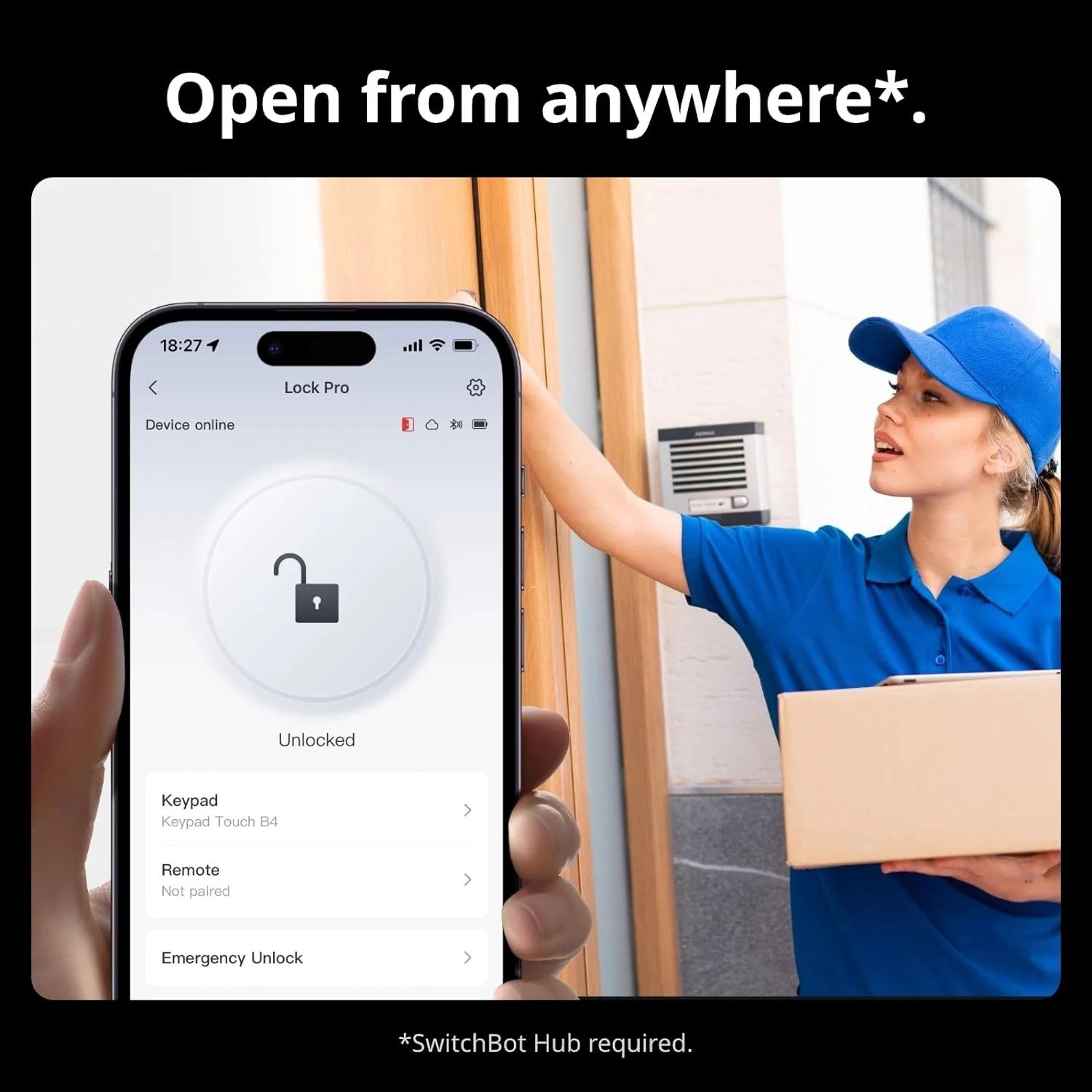 Secure Your Home Smartly with the SwitchBot Lock Pro in Black - W3500000 thumbnail 9