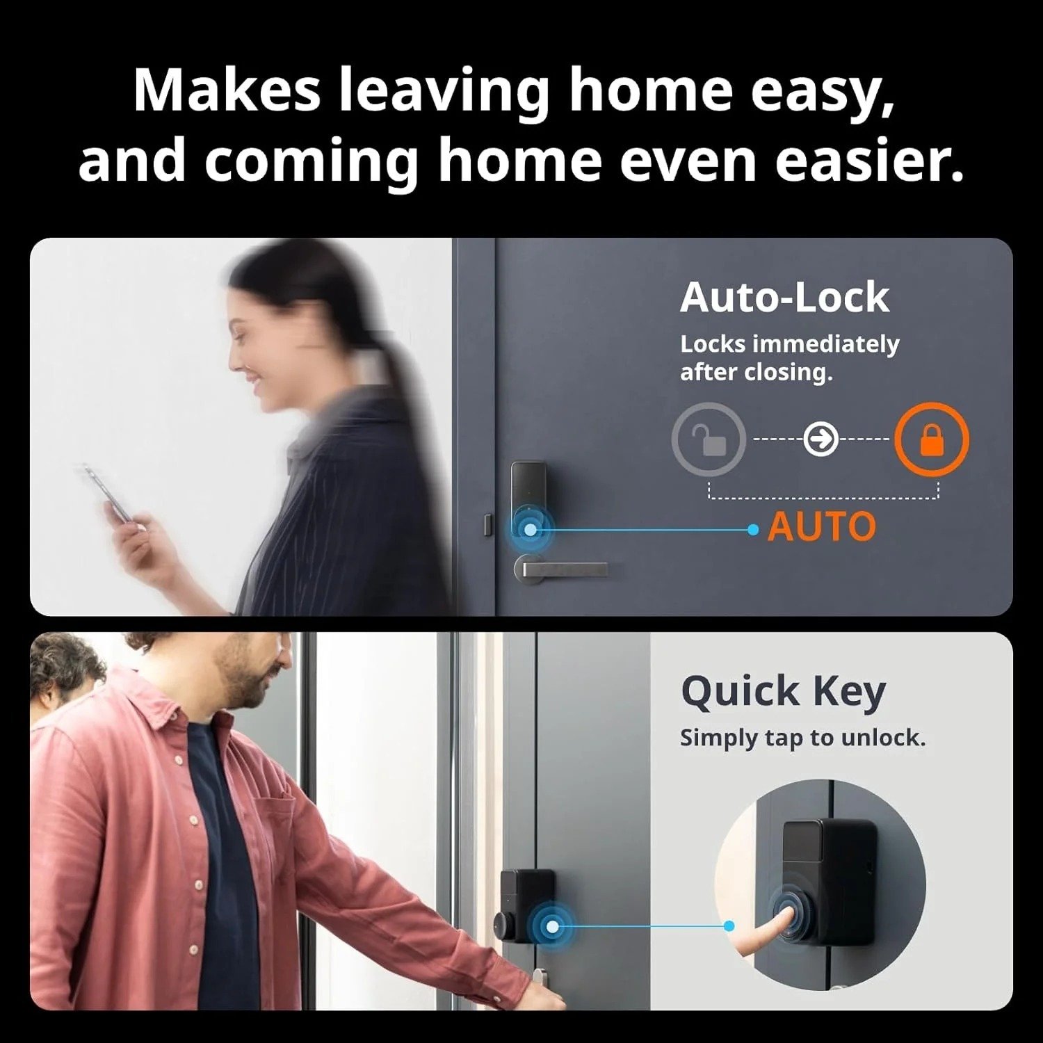 Secure Your Home Smartly with the SwitchBot Lock Pro in Black - W3500000 thumbnail 8