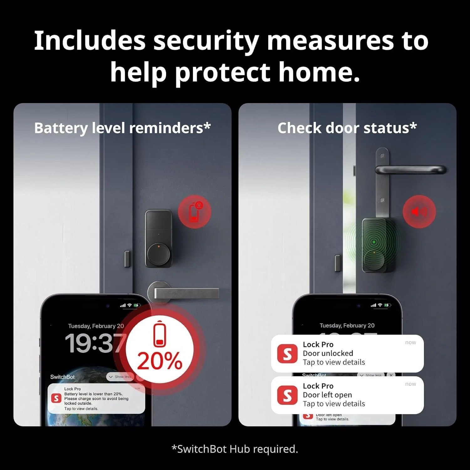 Secure Your Home Smartly with the SwitchBot Lock Pro in Black - W3500000 thumbnail 6
