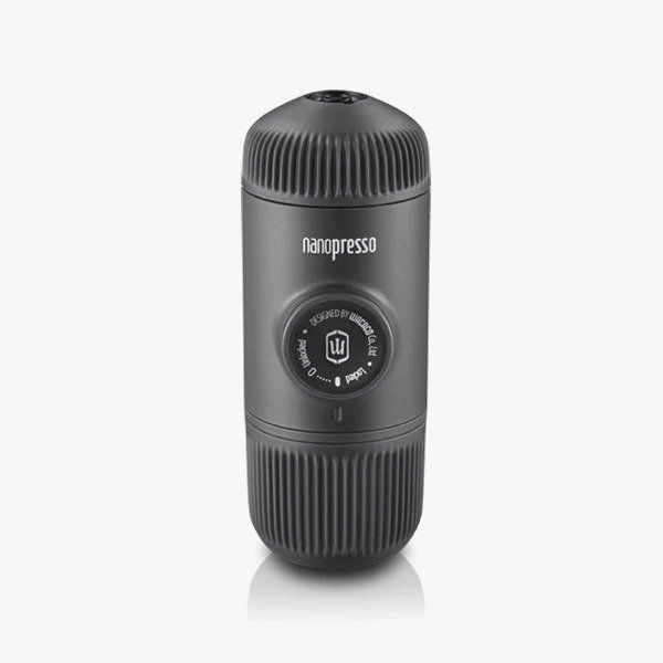 Wacaco Nanopresso Portable Espresso Maker Bundle, including NS Adaptor and Grey Bag