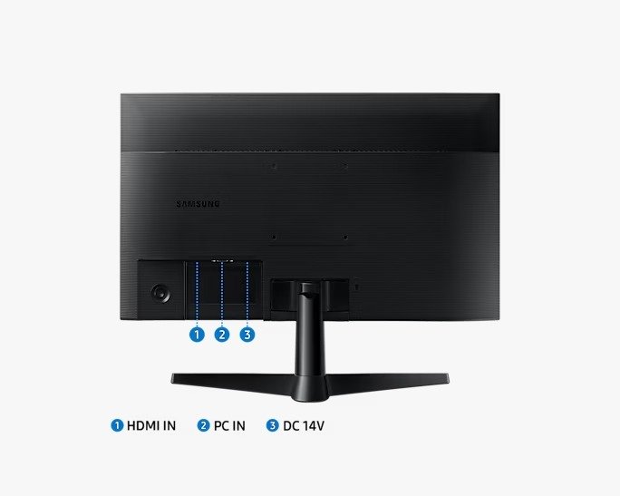 Samsung S3 Essential Mainstream Flat Monitor 24-Inch - LS24C310EAMXUE thumbnail 3