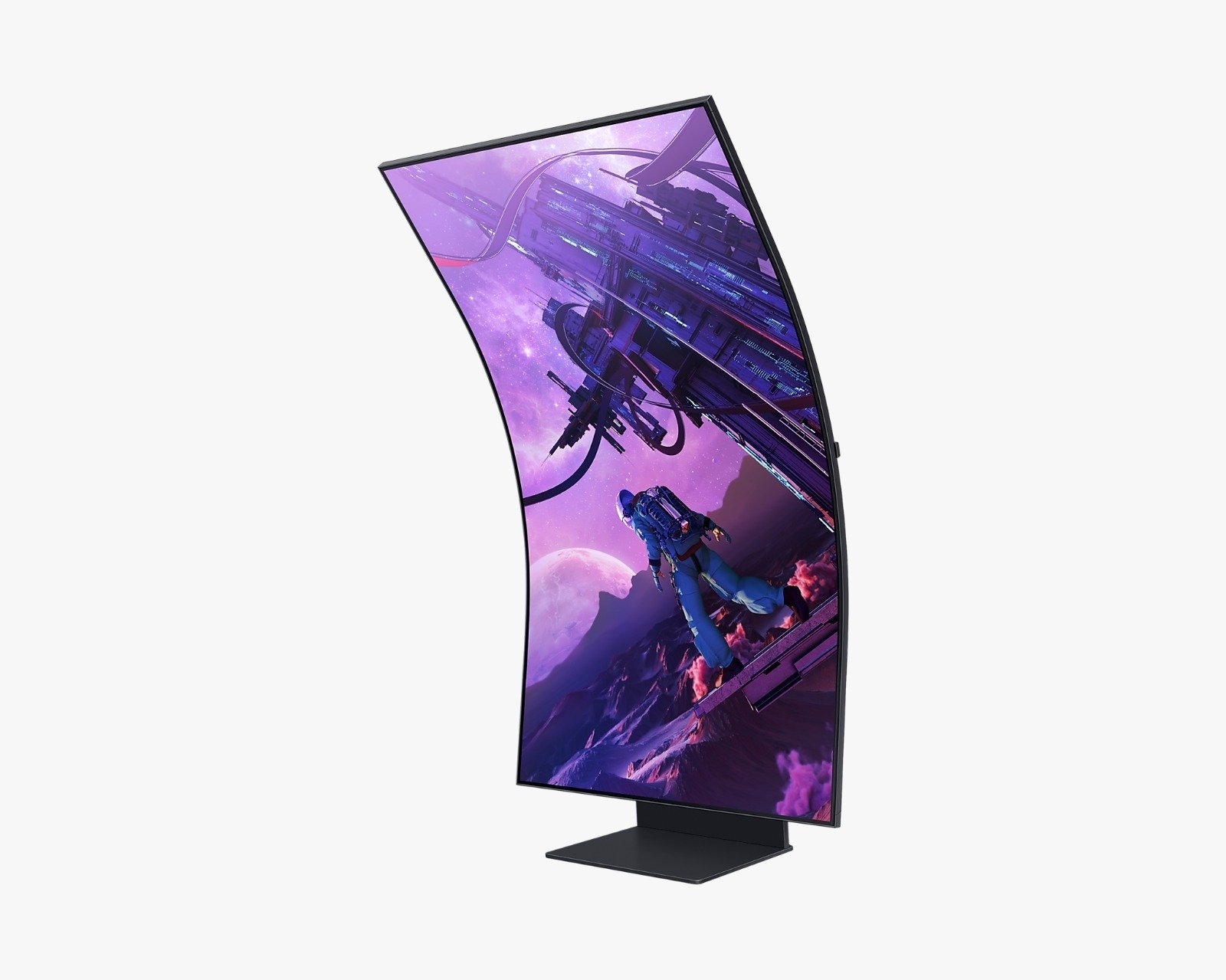 Samsung 55-Inch UHD Gaming Screen with 1000R Curvature - LS55BG970NMXUE thumbnail 2