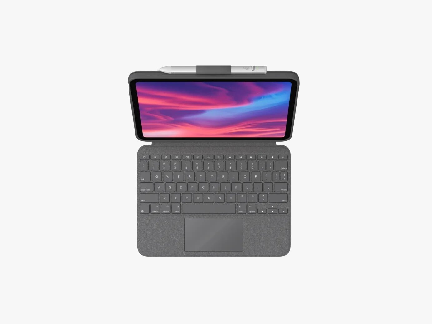 Logitech Combo Touch for iPad 10th Gen Keyboard in Gray - 920-011379 thumbnail 2
