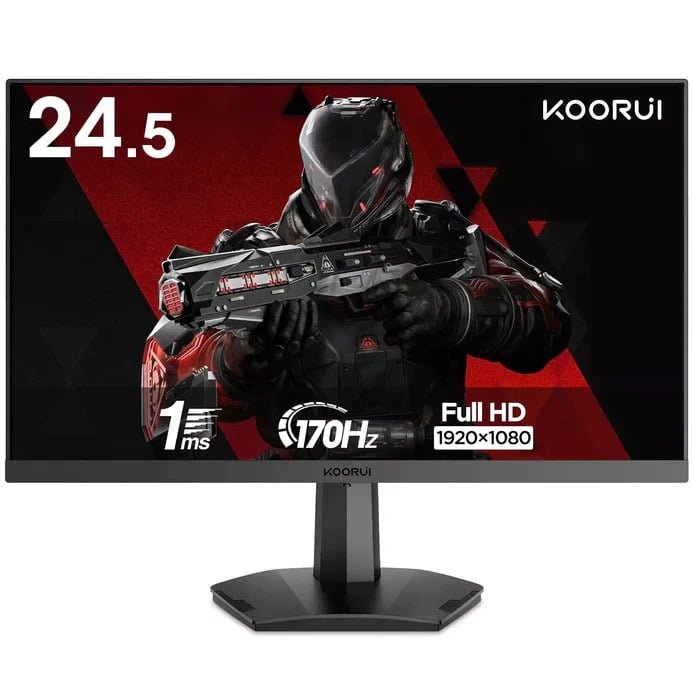 Koorui 24.5-Inch FHD Gaming Computer Monitor VA 170Hz - 25E3A thumbnail 2