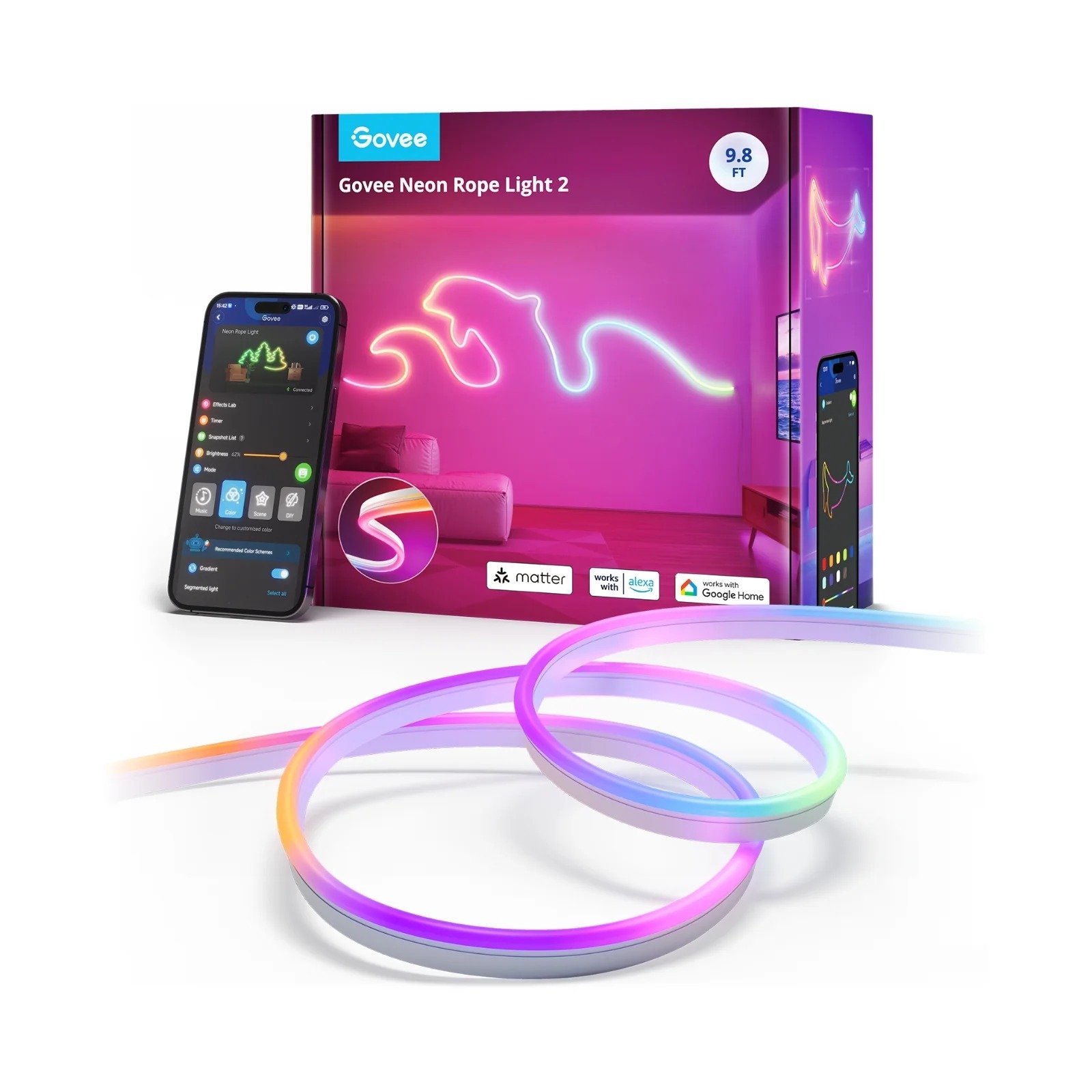 Govee Neon Rope Light 2 - 9.8 ft - PC071668