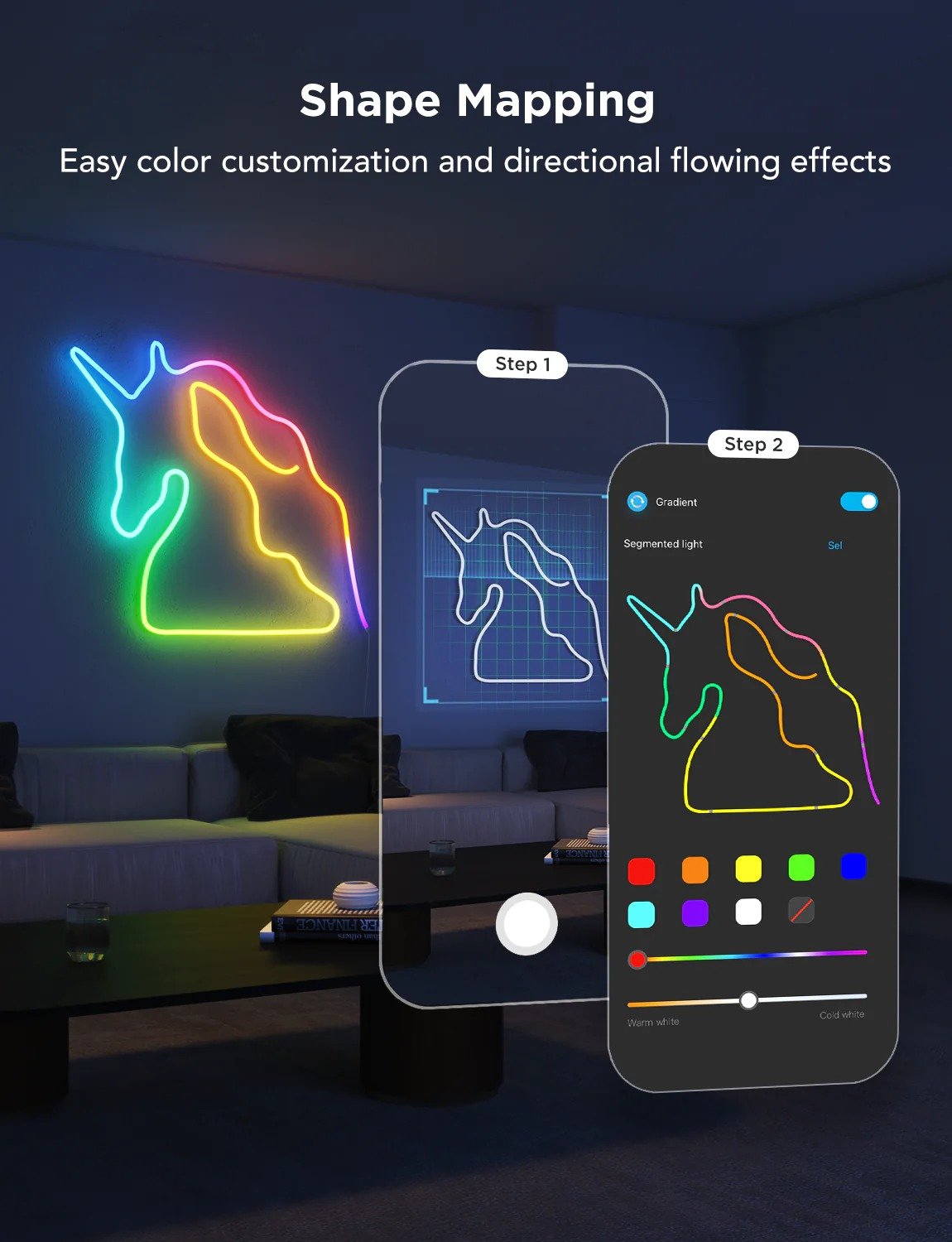 Govee Neon Rope Light 2 - 9.8 ft - PC071668 thumbnail 2