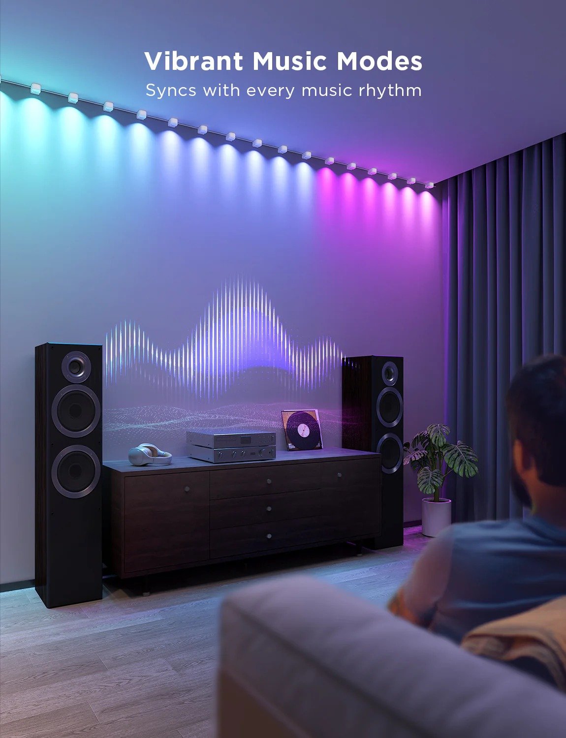 Light Up Your Space with Govee RGBIC String Downlights - 3M - PC060503 thumbnail 3
