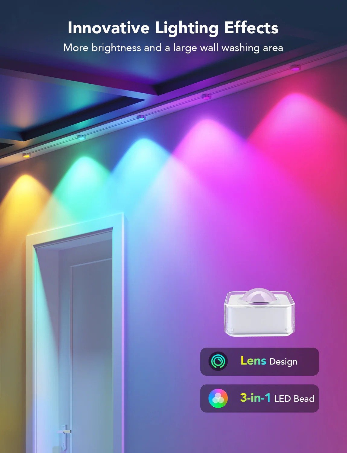 Enhance Your Outdoor Atmosphere with the Govee RGBIC Permanent Outdoor Light - 30M - PC070922 thumbnail 9