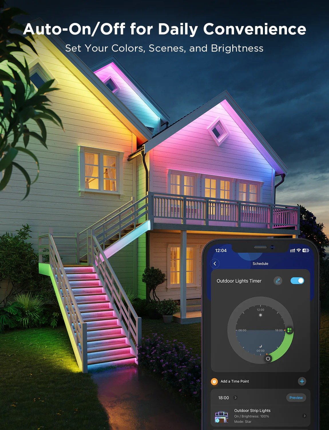 Illuminate Your Outdoors with the Govee RGBIC Outdoor LED Strip Light - PC066262 thumbnail 3