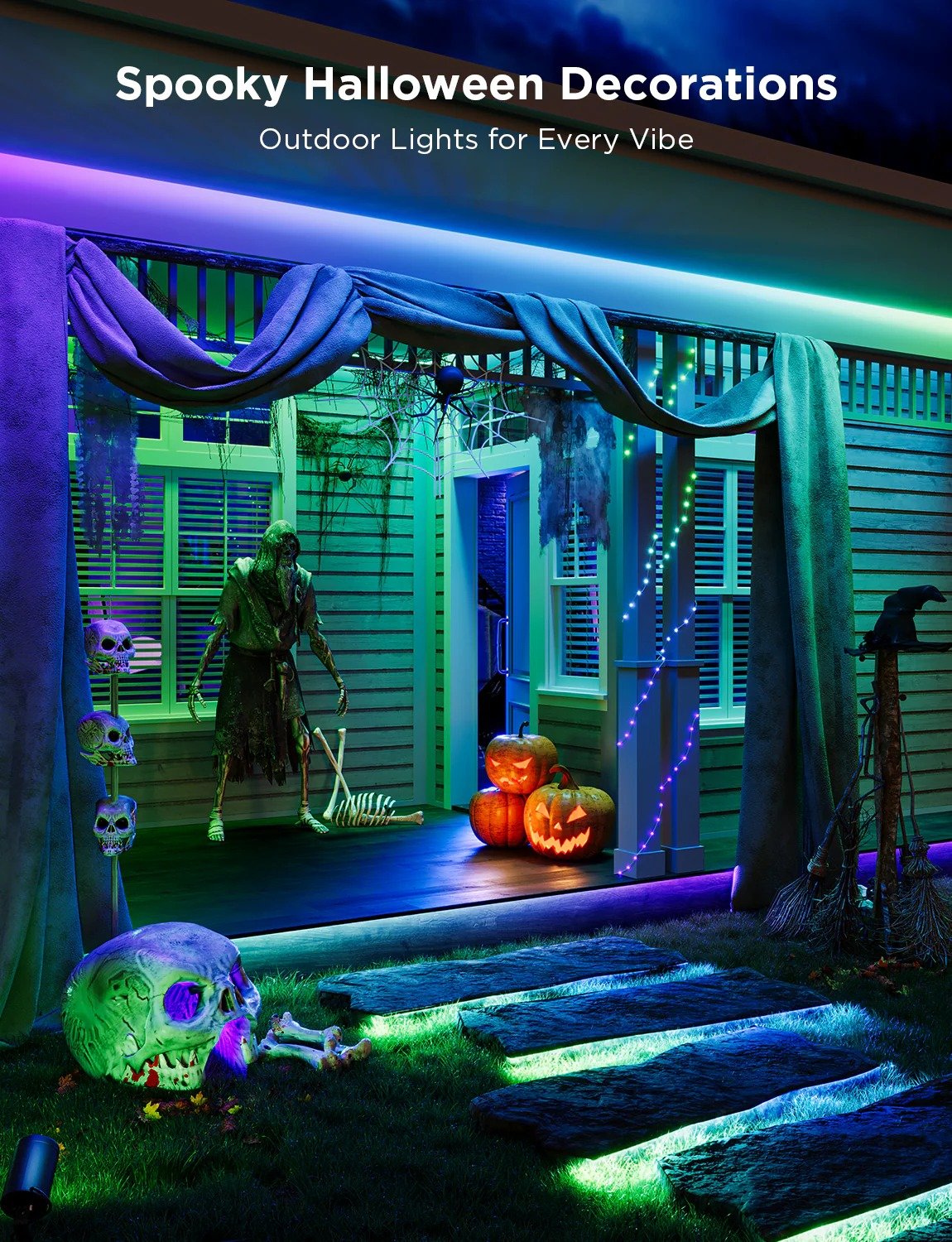 Illuminate Your Outdoors with the Govee RGBIC Outdoor LED Strip Light - PC066262 thumbnail 5