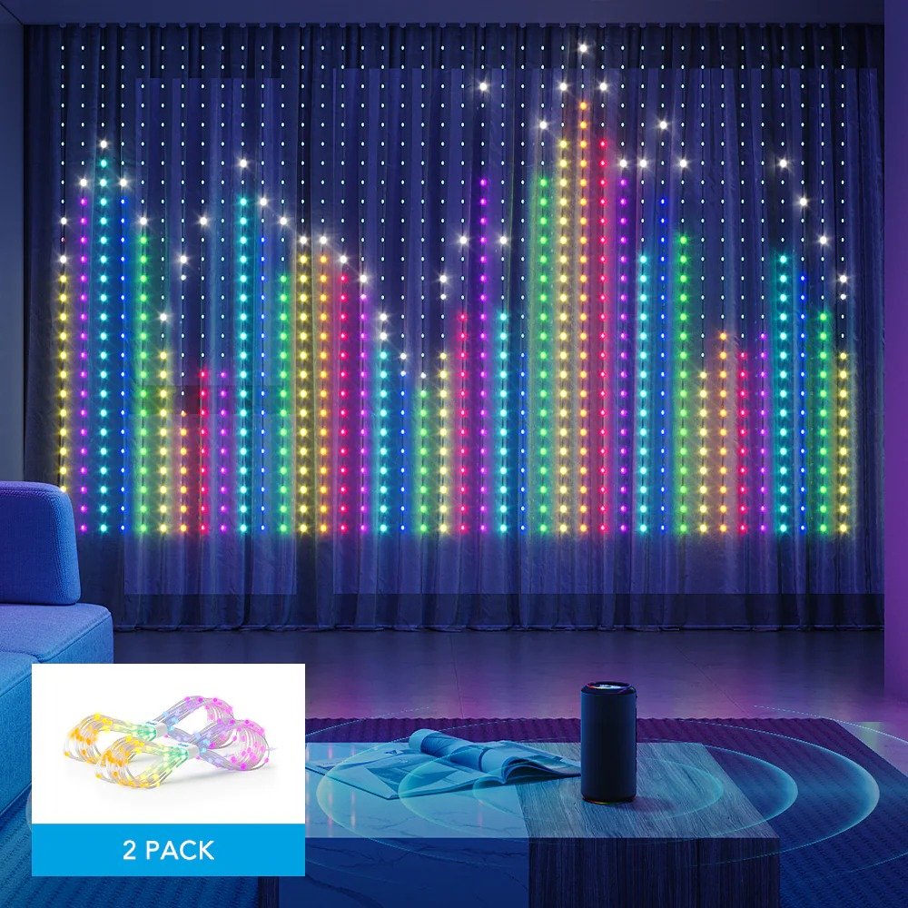 Govee Curtain Lights - Dynamic DIY Canvas - PC066530 thumbnail 13