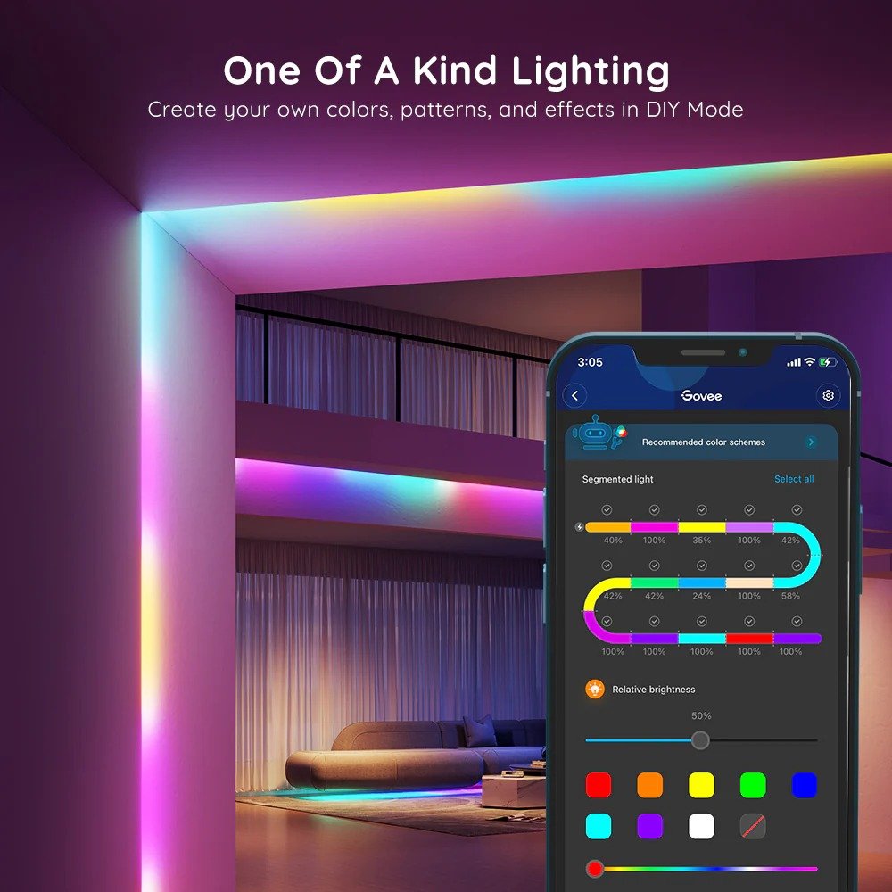 Govee RGBIC LED Strip Light - PC060497 thumbnail 3