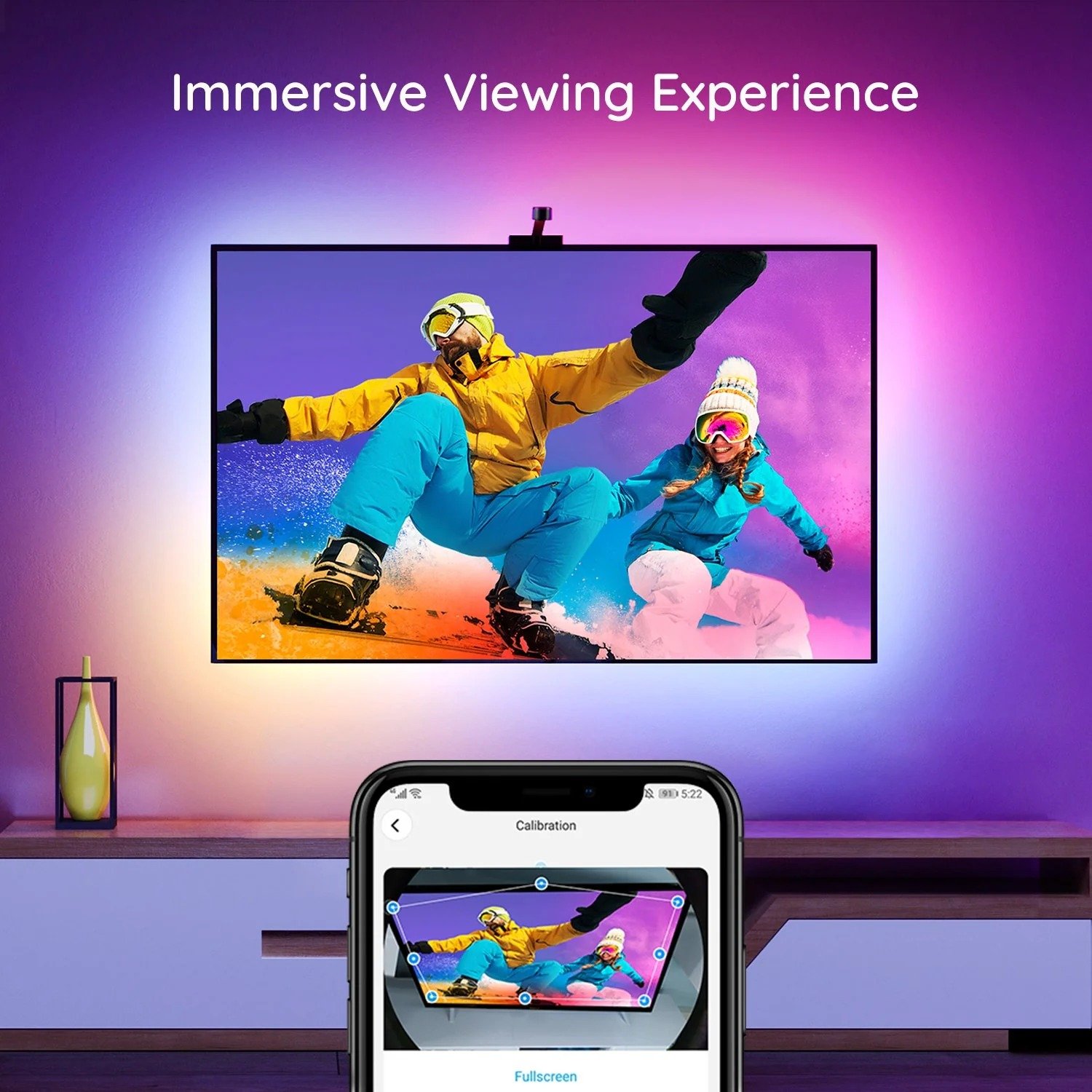 Govee RGBIC TV Back Light - PC066268 thumbnail 5