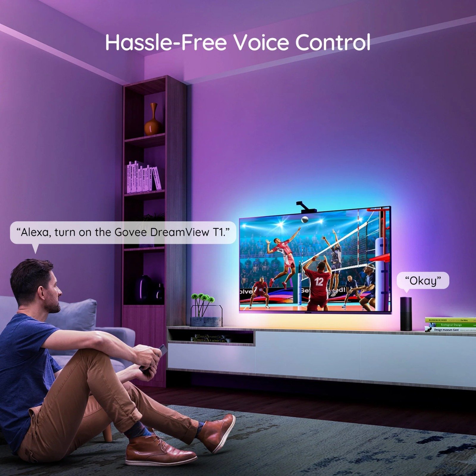 Govee RGBIC TV Back Light - PC066268 thumbnail 4