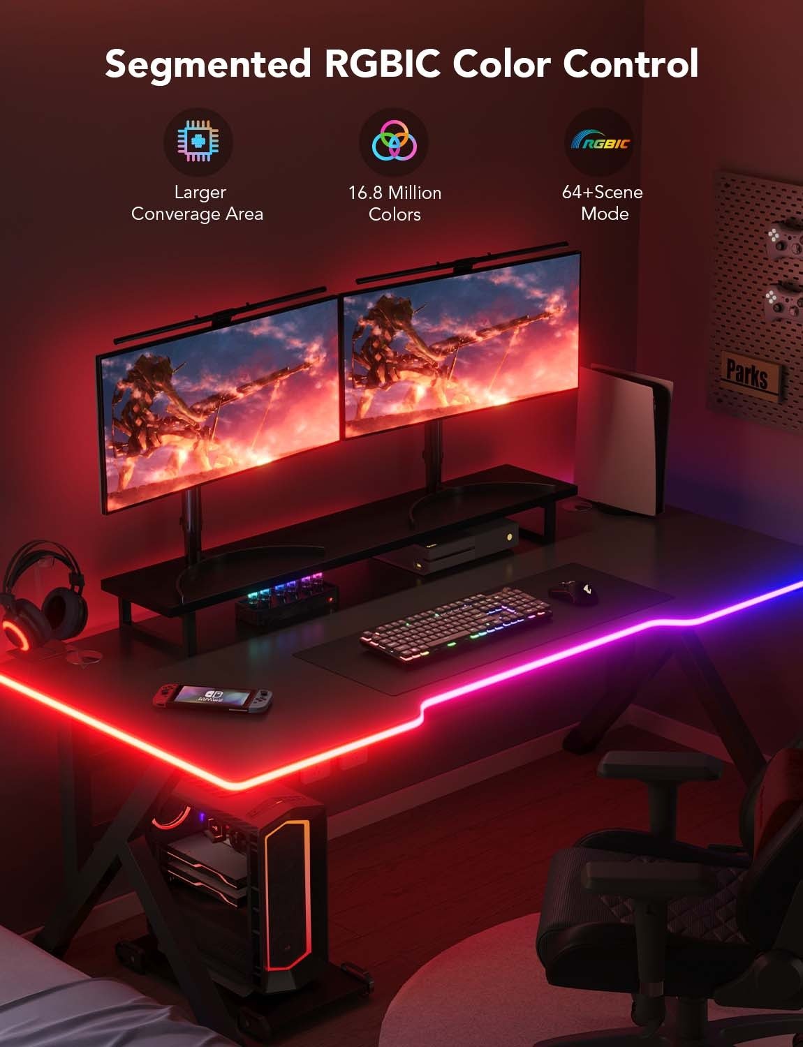 Light Up Your Desk with the Govee RGBIC LED Neon Rope Light - PC075246 thumbnail 10