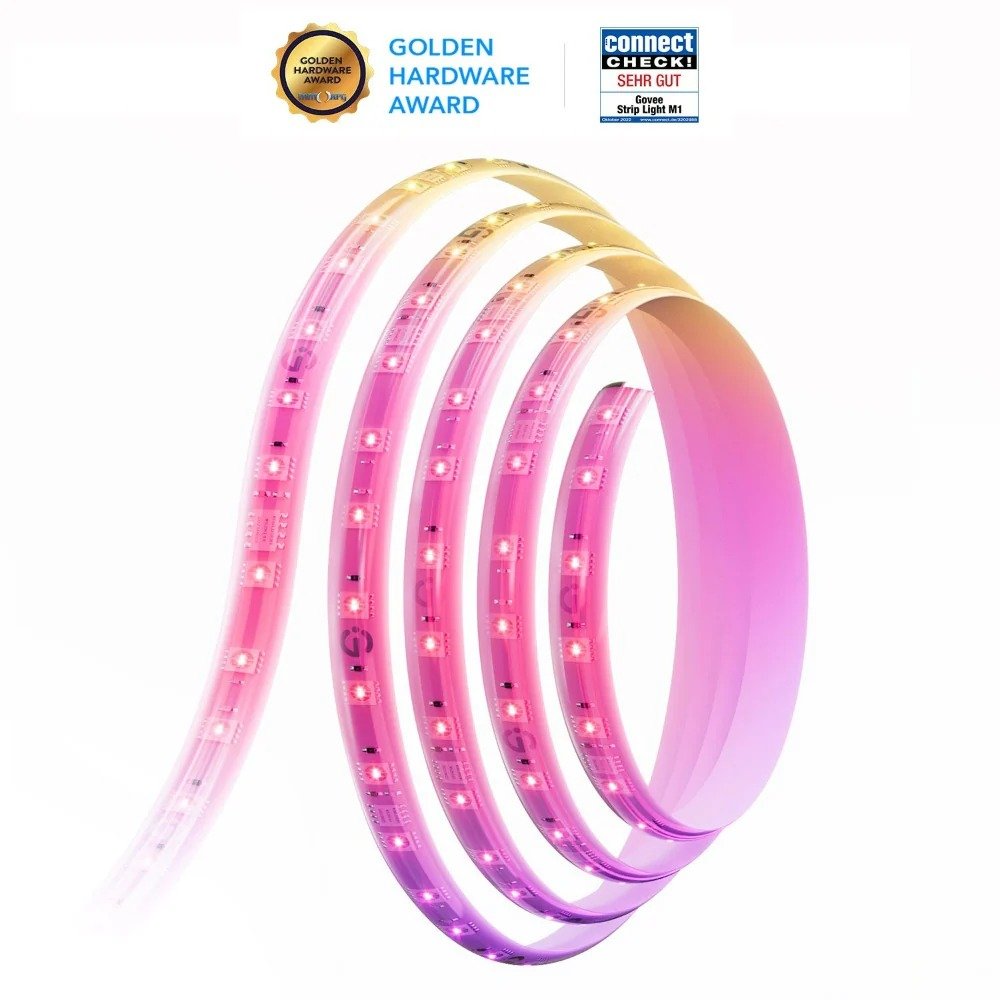 Brighten Your Space with the Govee LED Strip Light M1 - 5M - PC057583 thumbnail 4