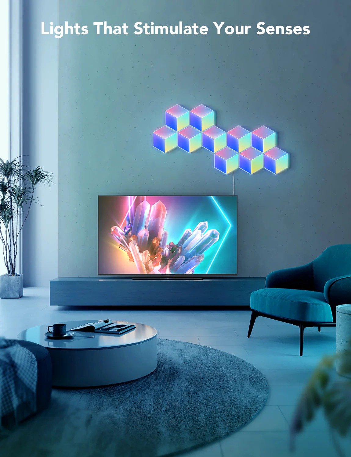 Create Stunning Lighting Effects with Govee Glide Hexagon Pro LED Light Panels - PC057584 thumbnail 8