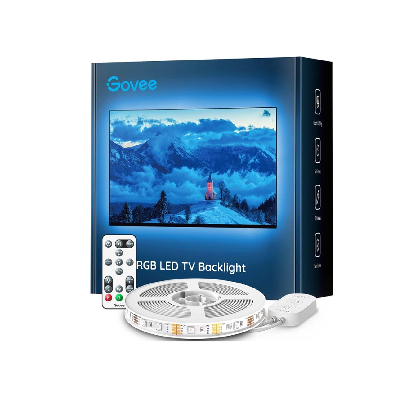 Transform Your TV Viewing Experience with the Govee RGB LED TV Backlight with Remote - H6179