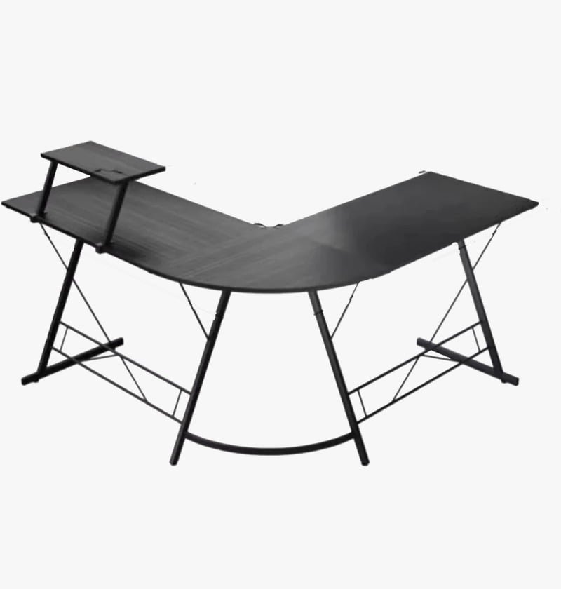 GAMEON L SHAPED SLAYER I SERIES GAMING DESK Black GOSLAYERI