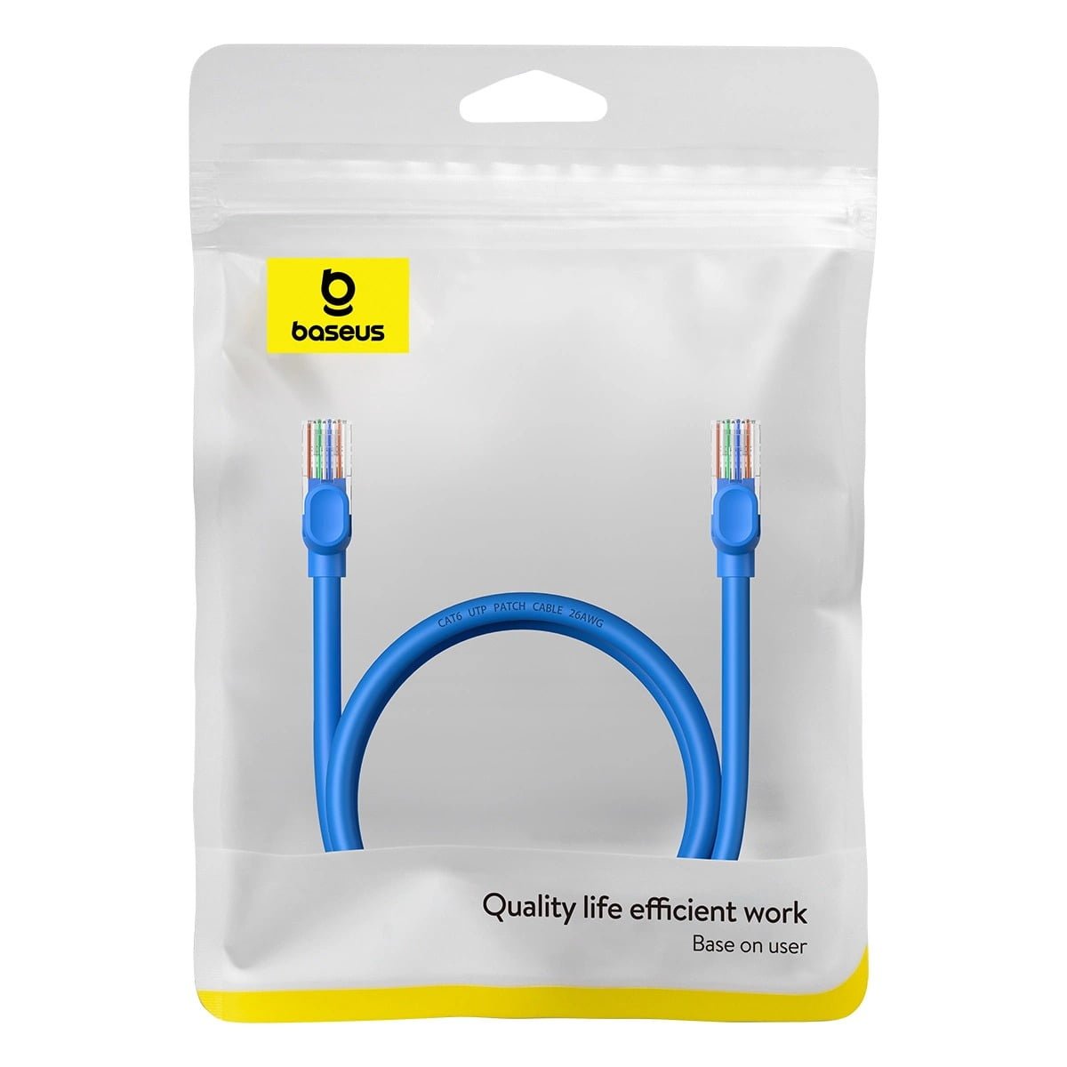 BASEUS CAT 6 GIGABIT ETHERNET CABLE GALAXY BLUE PCWL-A102 thumbnail 2