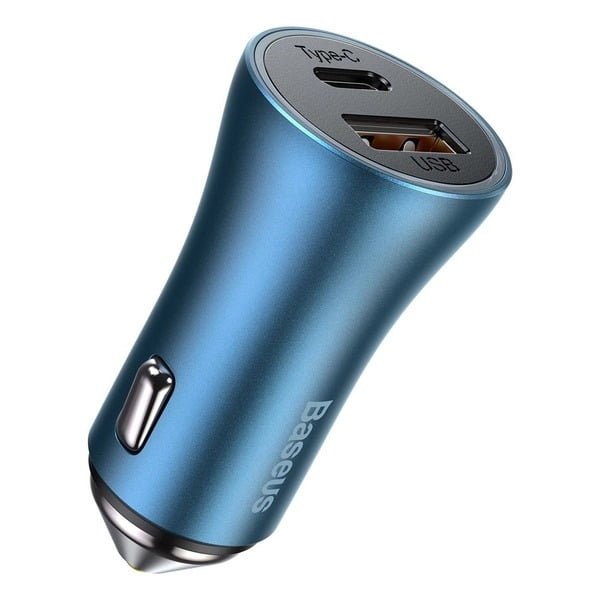 Baseus Golden Contactor Pro Dual Quick Car Charger - USB + Type-C 40W GC PRO CCJD thumbnail 3