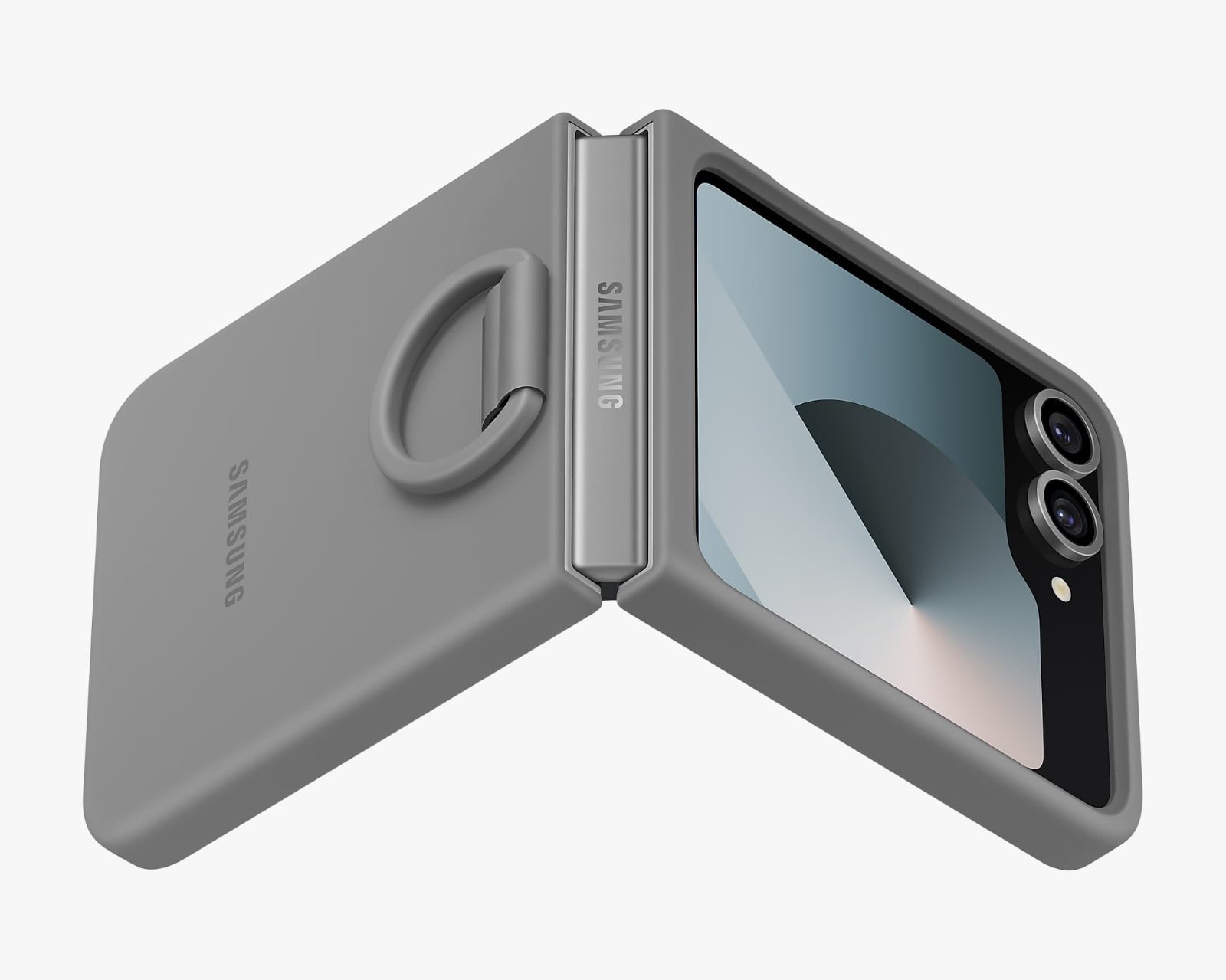 Samsung Z Flip 6 Silicone Case with Ring - Stylish Protection thumbnail 8