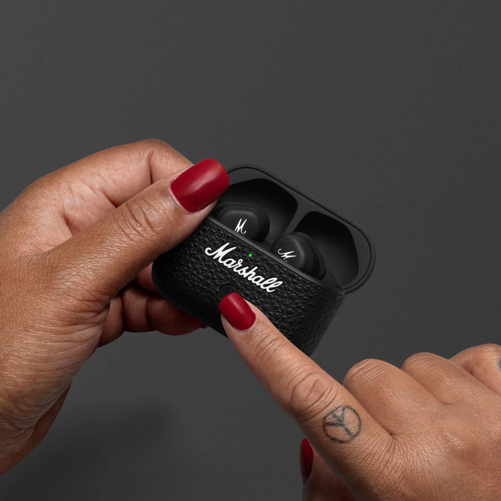 Marshall Motif II A.N.C. Wireless Bluetooth Earbuds - Black MOTIF II thumbnail 8