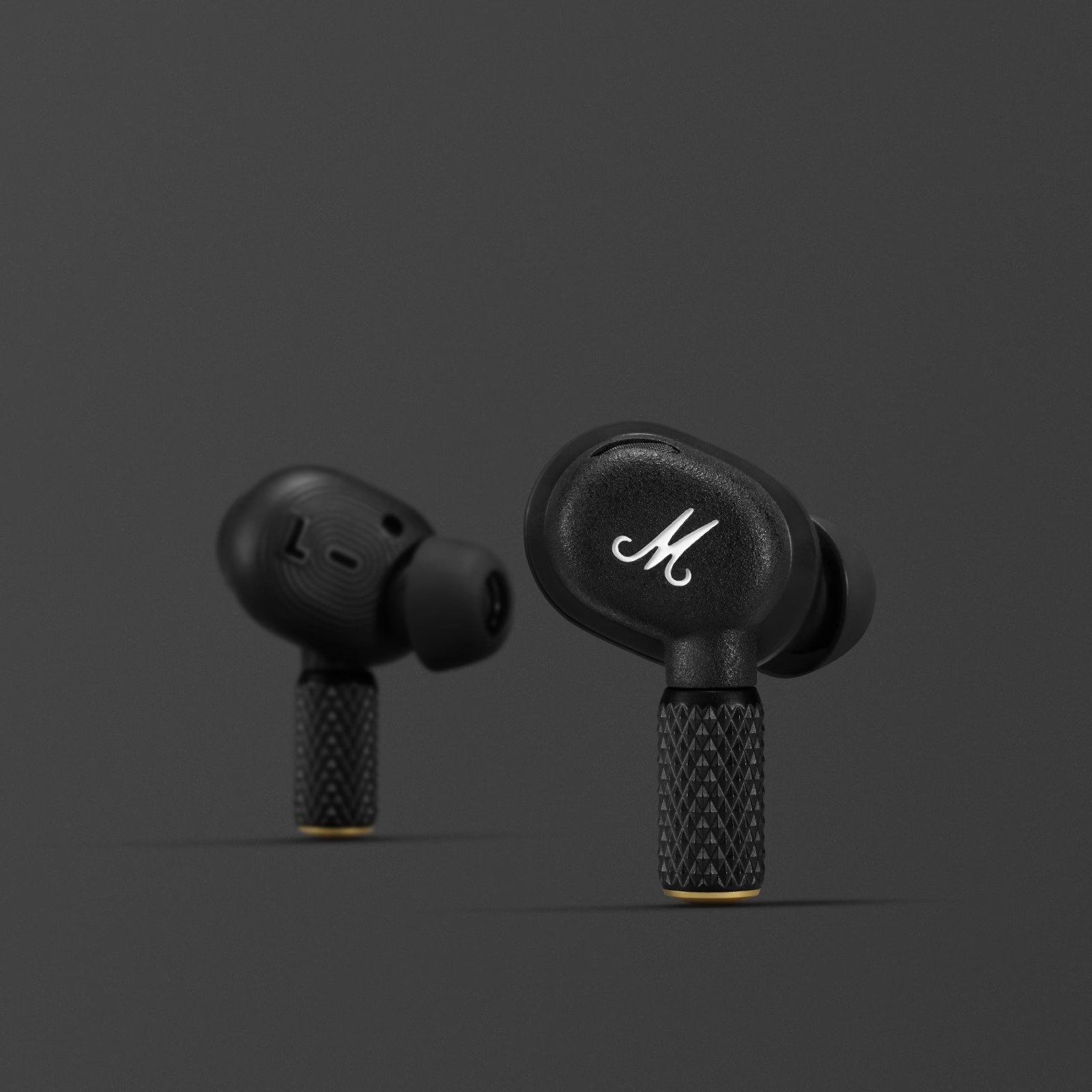 Marshall Motif II A.N.C. Wireless Bluetooth Earbuds - Black MOTIF II thumbnail 7
