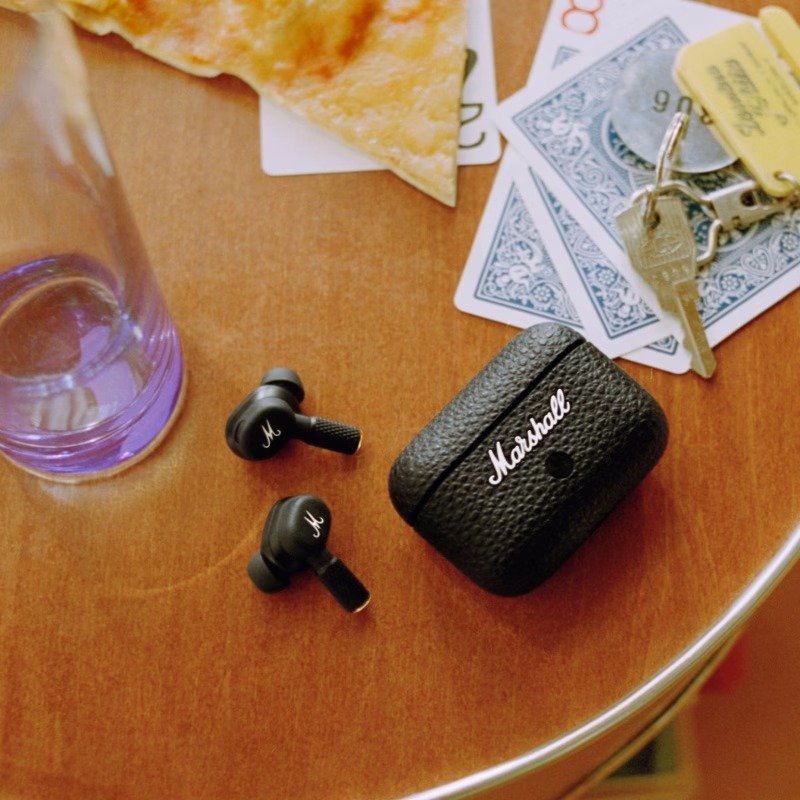 Marshall Motif II A.N.C. Wireless Bluetooth Earbuds - Black MOTIF II thumbnail 3