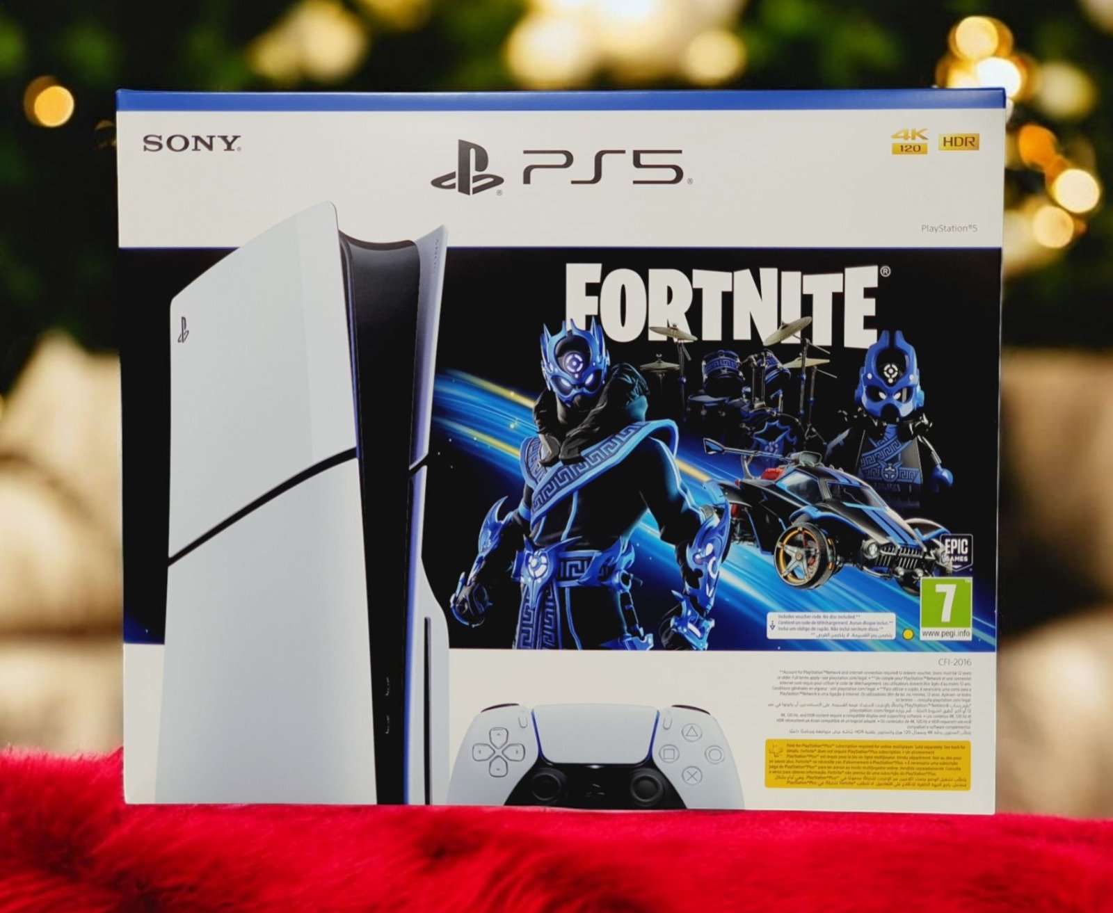 Sony PlayStation 5 Console Fortnite Edition (Disc Version) White CFI-2016 thumbnail 3