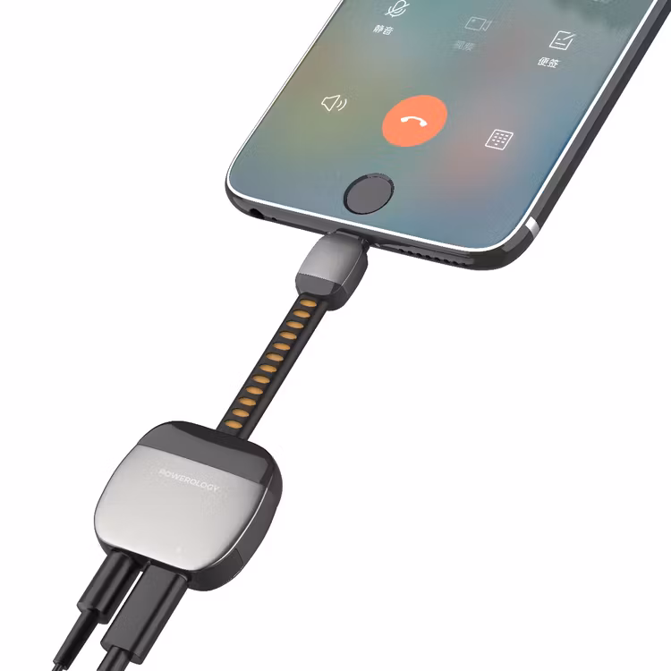 POWEROLOGY 2 IN 1 ADAPTER TYPE-C TO 3.5MM AUX PD60W GREY PWYSTC8722GY thumbnail 4