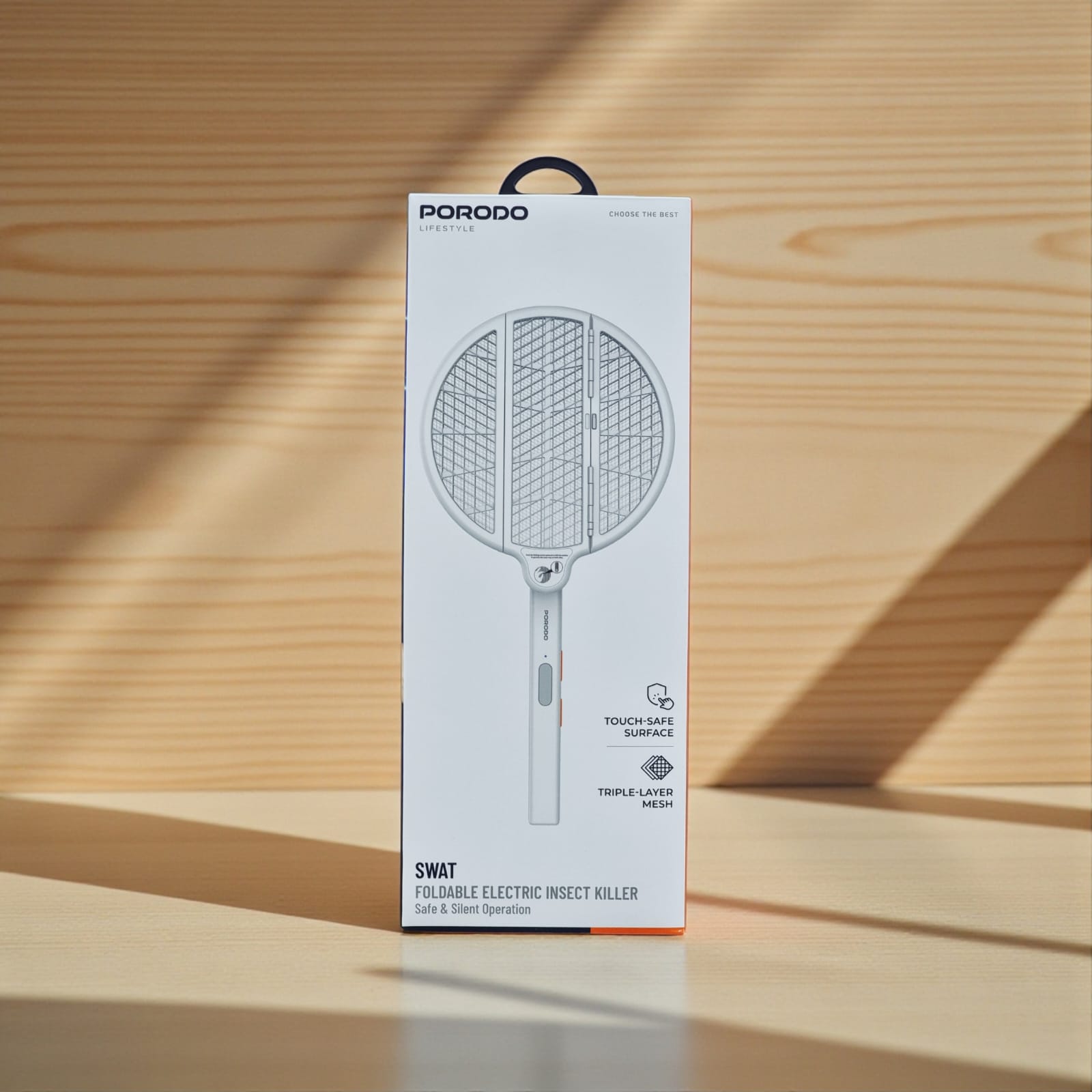 PORODO LIFESTYLE SWAT FOLDABLE ELECTRIC INSECT KILLER WHITE PDLFSTLTZ01WH