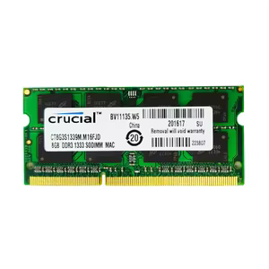 CRUCIAL RAM DDR 3 4GB 1333 1.35V CL9 LAPTOP CT4G3S1339MCEU