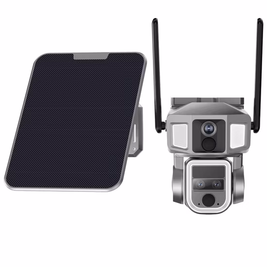 SOLAR TRIPLE LENS 4G LINKAGE SOLAR CAMERA
