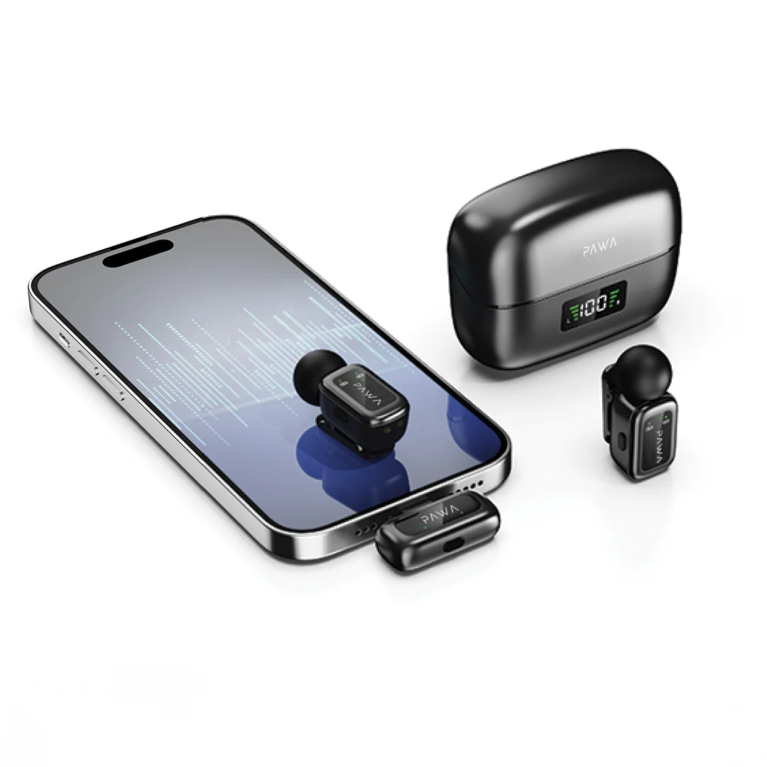 PAWA MIKE M6 MICROPHONE WITH AI VOICE TRANSLATOR BLACK PW-LDMCCCL5-BK thumbnail 2