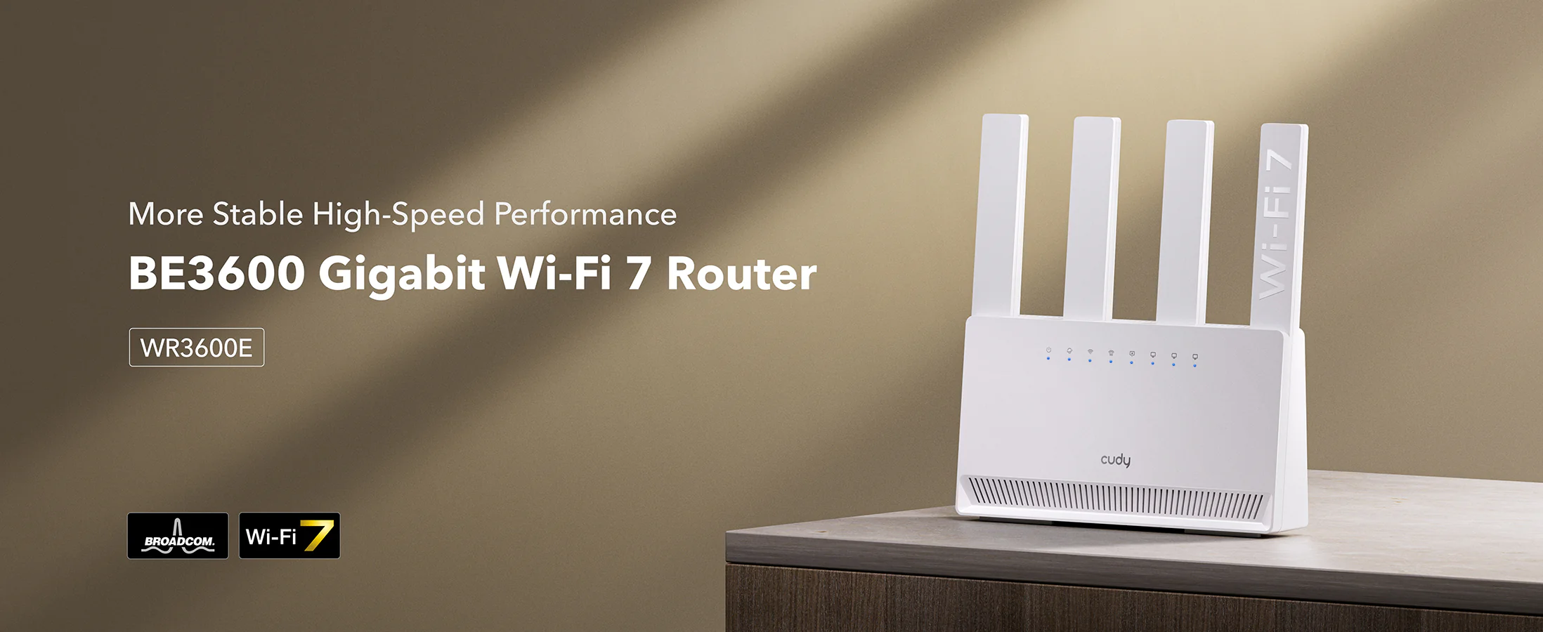 CUDY BE3600 GIGABIT WIFI 7 ROUTER WR3600E thumbnail 3