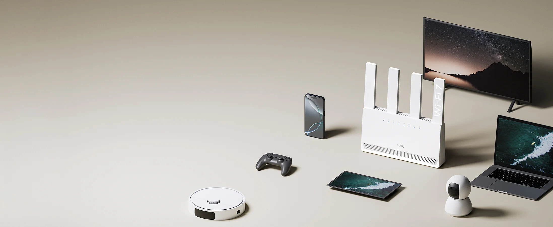 CUDY BE3600 GIGABIT WIFI 7 ROUTER WR3600E thumbnail 6