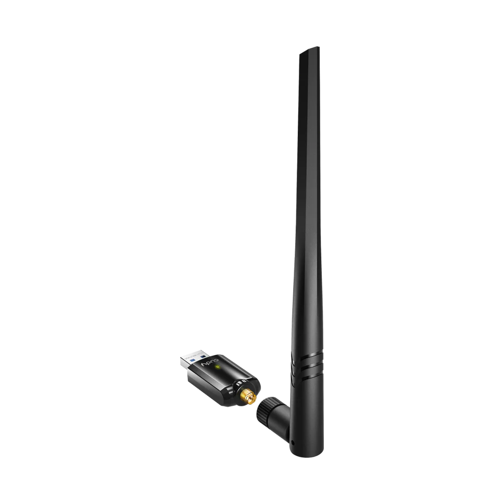 Cudy 1300Mbps High-Gain WiFi USB 3.0 Adapter with High-Gain Antenna (WU1400) - Enhanced Wireless Range and Speed thumbnail 4