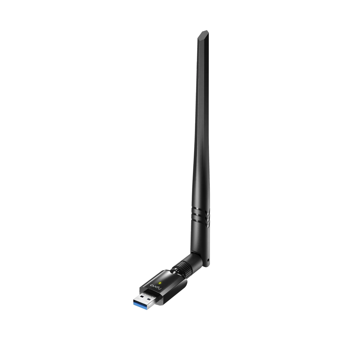Cudy 1300Mbps High-Gain WiFi USB 3.0 Adapter with High-Gain Antenna (WU1400) - Enhanced Wireless Range and Speed