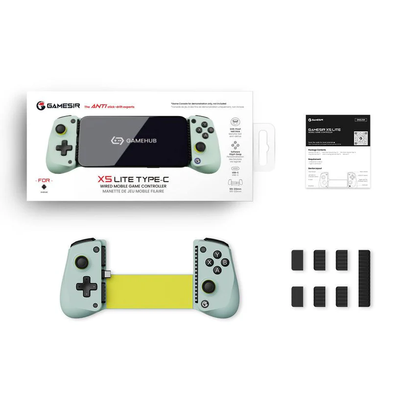 GAMESIR X5 LITE TYPE-C WIRED MOBILE GAME CONTROLLER WASABI thumbnail 2