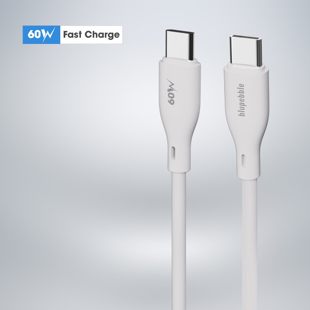 Bluepebble PowerFlow PD60W USB-C to USB-C Cable - Fast and Durable BP-PFUSBC-60W thumbnail 3
