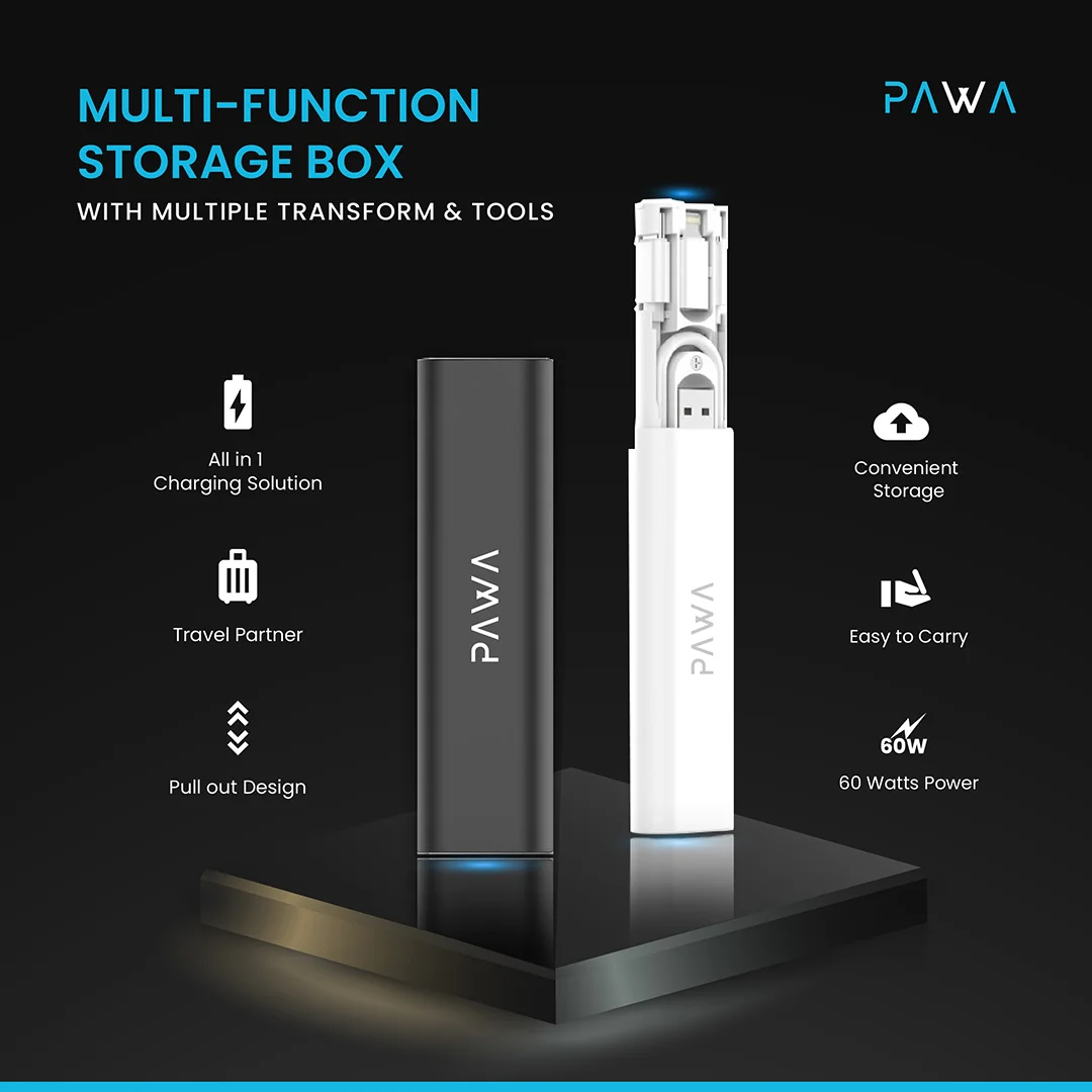 PAWA MULTI FUNCTION STORAGE BOX 60W WHITE PWMFSB-WH thumbnail 4