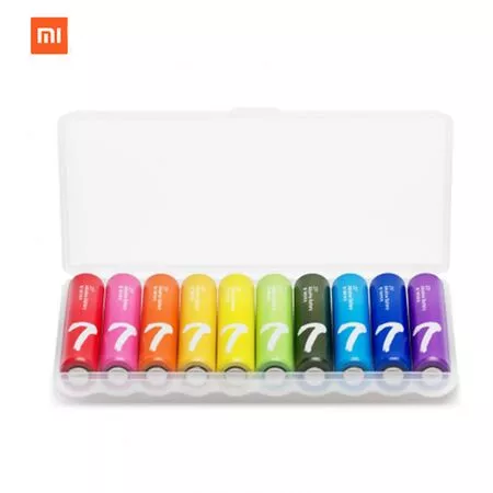 XIAOMI RAINBOW ZI7 ALKALINE AAA BATTERY 10 PACK thumbnail 2