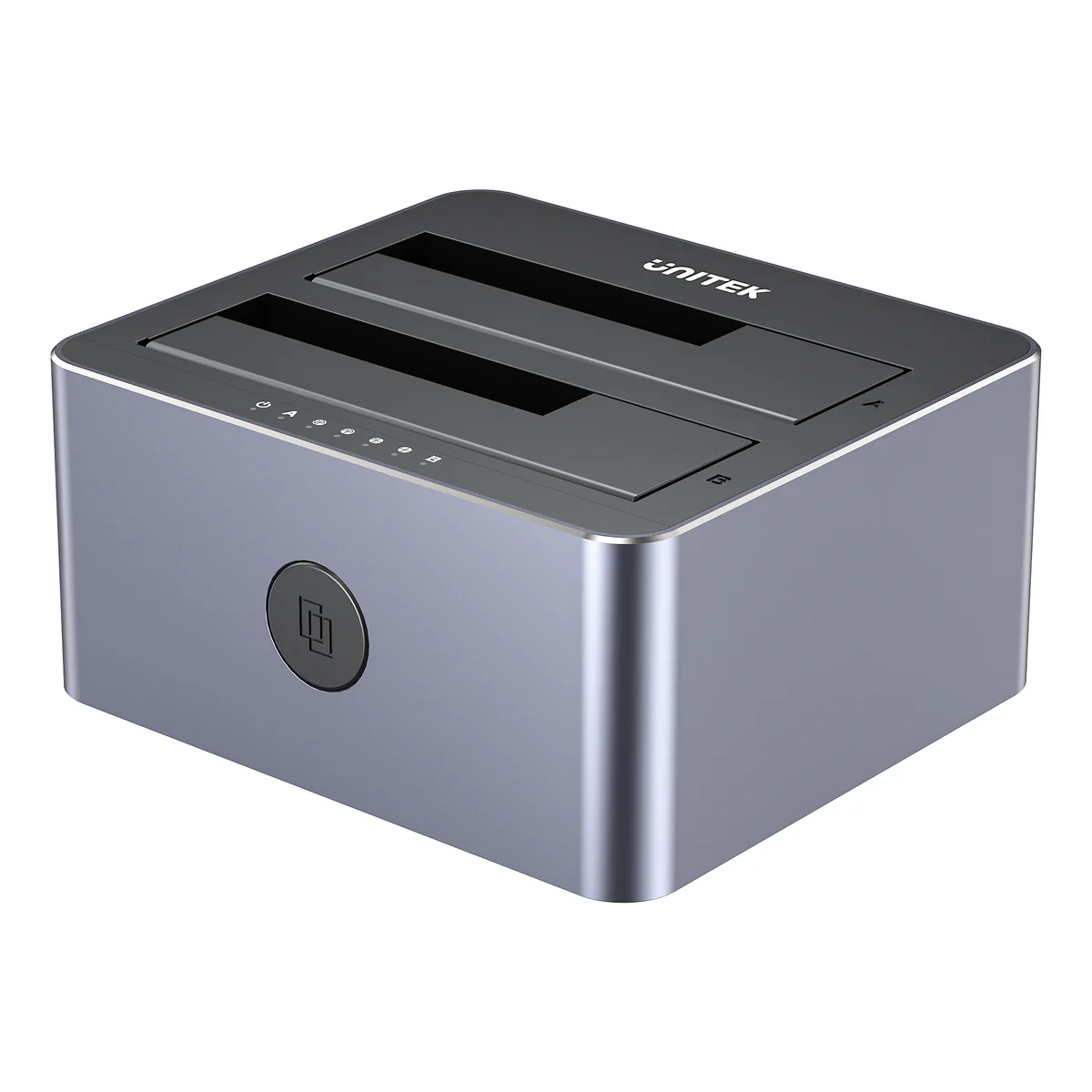 UNITEK 2 X SATA 2.5 INCH DISK CLONE STATION Y-3027GY01-UK
