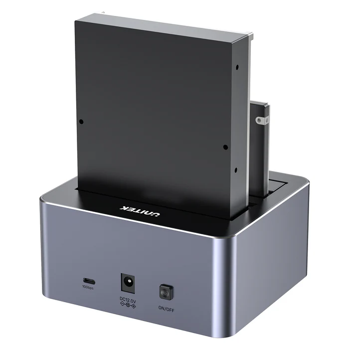 UNITEK 2 X SATA 2.5 INCH DISK CLONE STATION Y-3027GY01-UK thumbnail 4