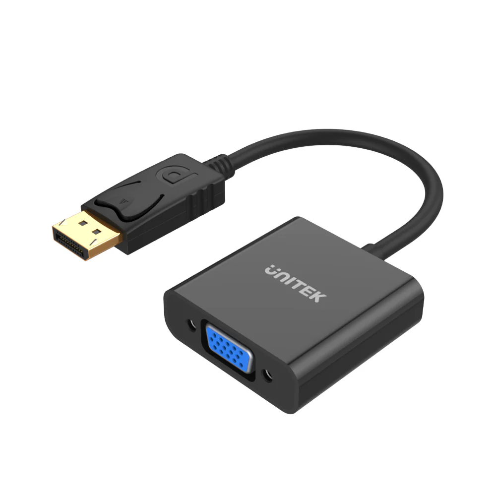 UNITEK FULL HD DISPLAY PORT TO VGA ADAPTER 20CM Y-5118E