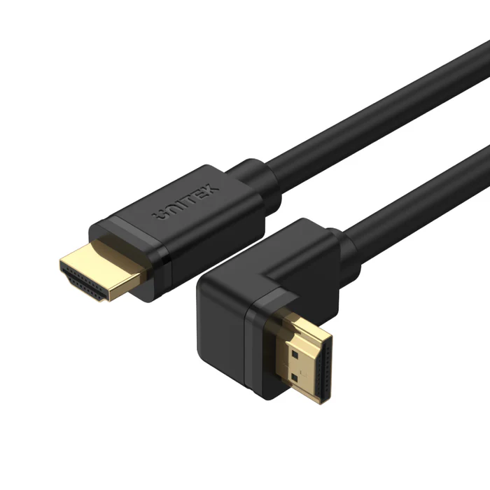 UNITEK 4K ULTRA HD HDMI RIGHT ANGLE 270 DEGREE ELBOW CABLE BLACK Y-C1009 thumbnail 7